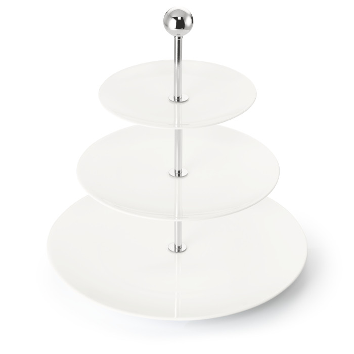 DIBBERN - White Pure - Etagere 3laags 16-21-28cm