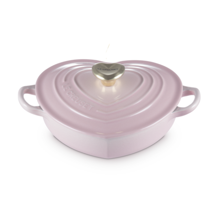 LE CREUSET - L' Amour - Campagnard hart 20cm Shell Pink