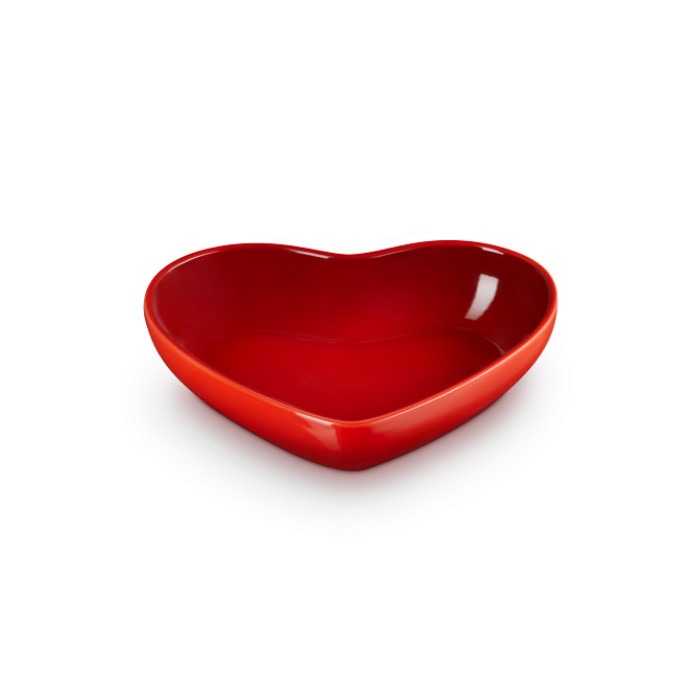 LE CREUSET - L' Amour - Diep bord hart 20cm 0,65l Kersenrood