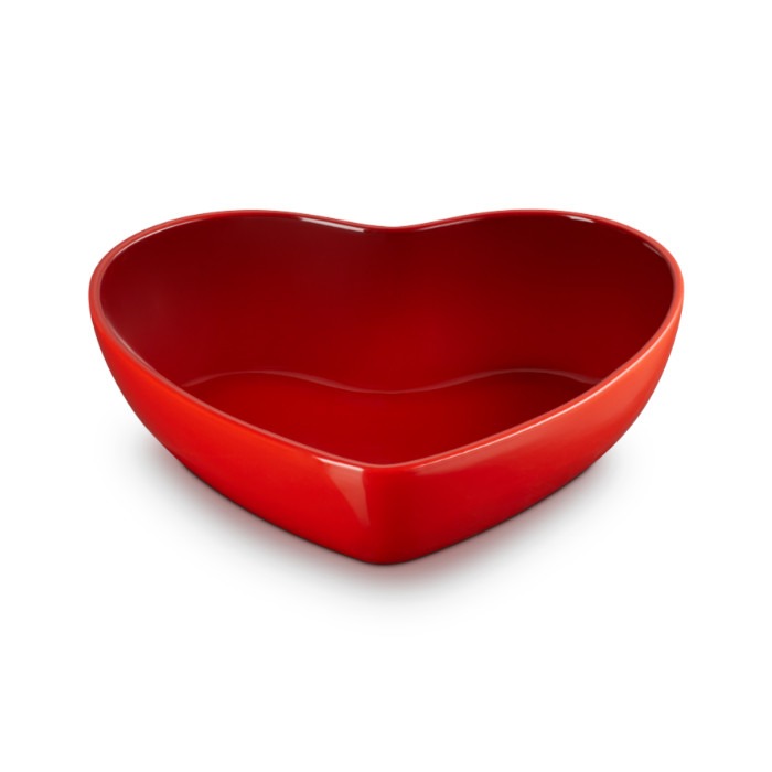 LE CREUSET - L' Amour - Serveerschaal hart 30cm Kersenrood