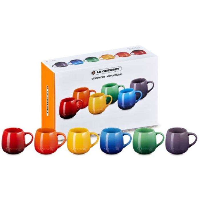 LE CREUSET - San Francisco - Mok 0,32l New Rainbow 6-dlg
