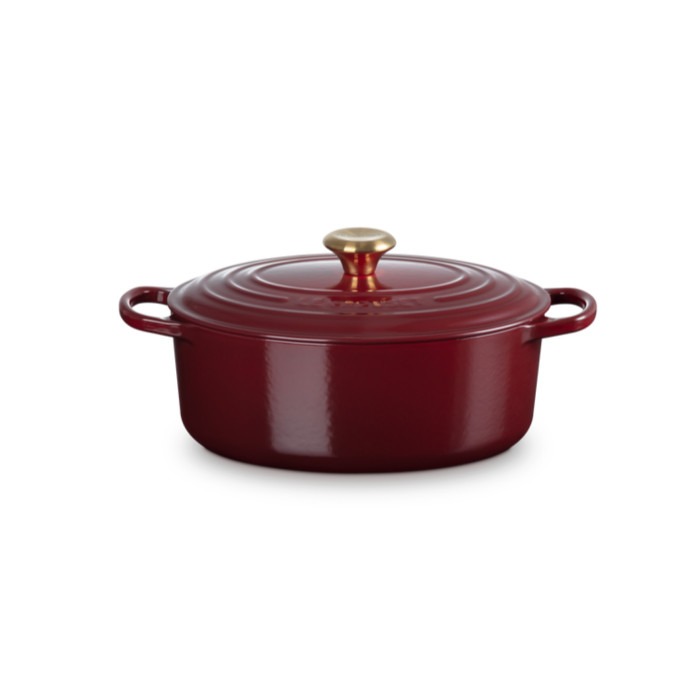 LE CREUSET - Signature - Braadpan ovaal 29cm 4,70l Garnet