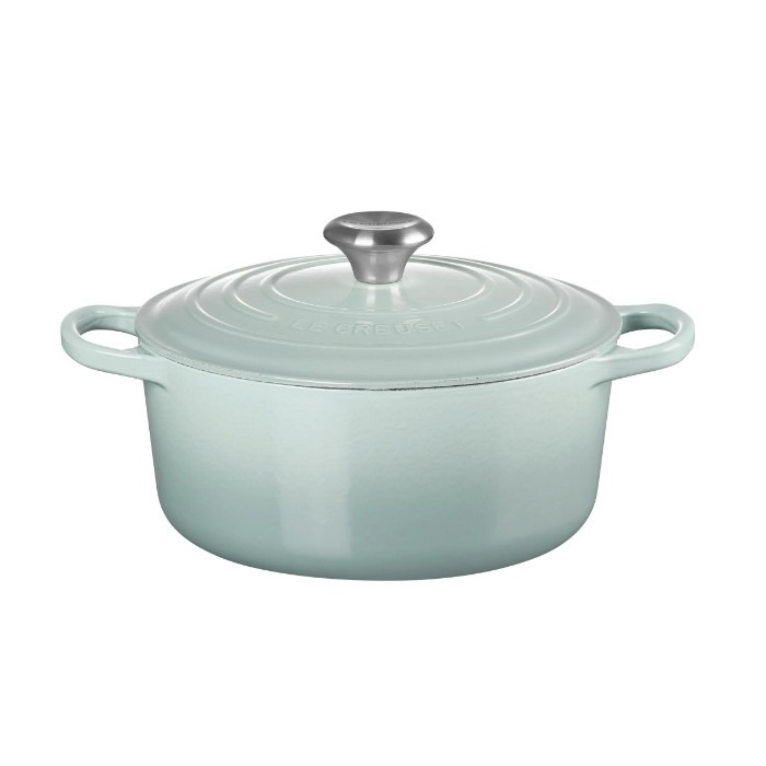 LE CREUSET - Signature - Braadpan rond 24cm 4,20l Sea Salt