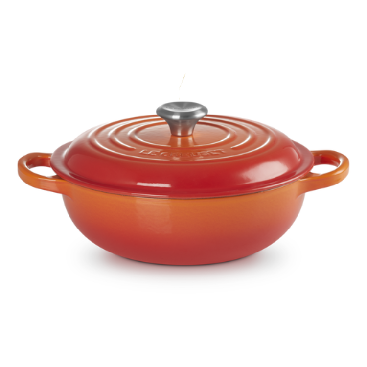 LE CREUSET - Signature - Marmite 22cm Oranjerood