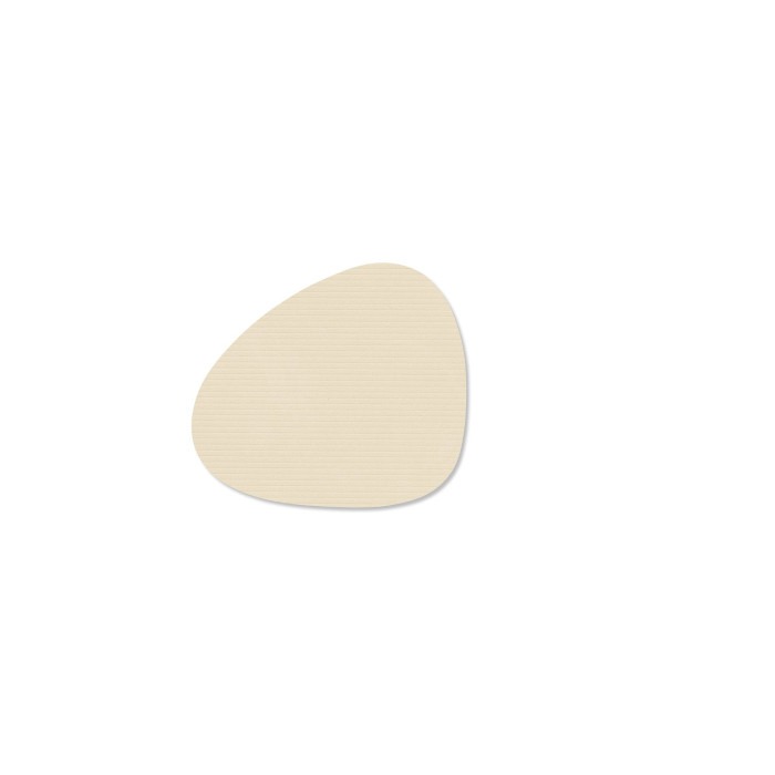 LIND DNA - Glass Mat Curve - Onderzetter 10cm Corduroy Vanilla