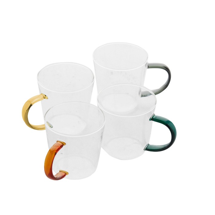 POINT-VIRGULE - Koffie & Thee - Theeglazen 0,30l diverse kleuren 4-dlg