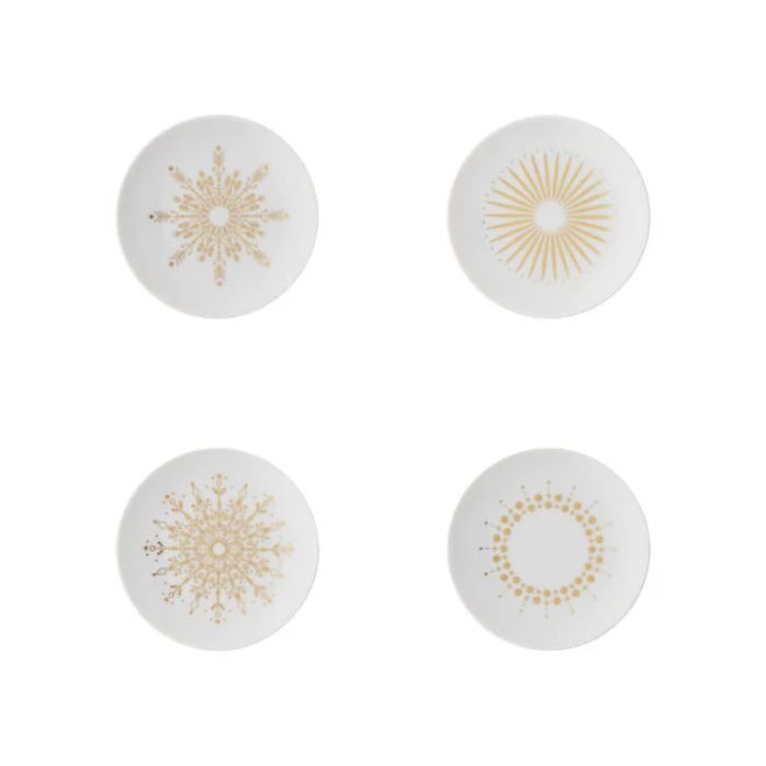 ROSENTHAL STUDIO LINE - Tac Festive Celebration - Bord 10cm set/4 Stars