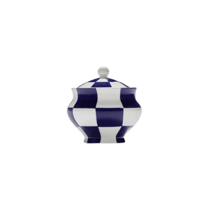 SERAX - Les Objets Mouleversants - Suikerpot blauw White Fête des Bêtes