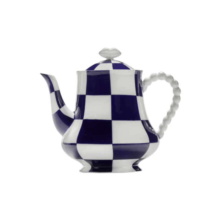SERAX - Les Objets Mouleversants - Theepot blauw White Fête des Bêtes