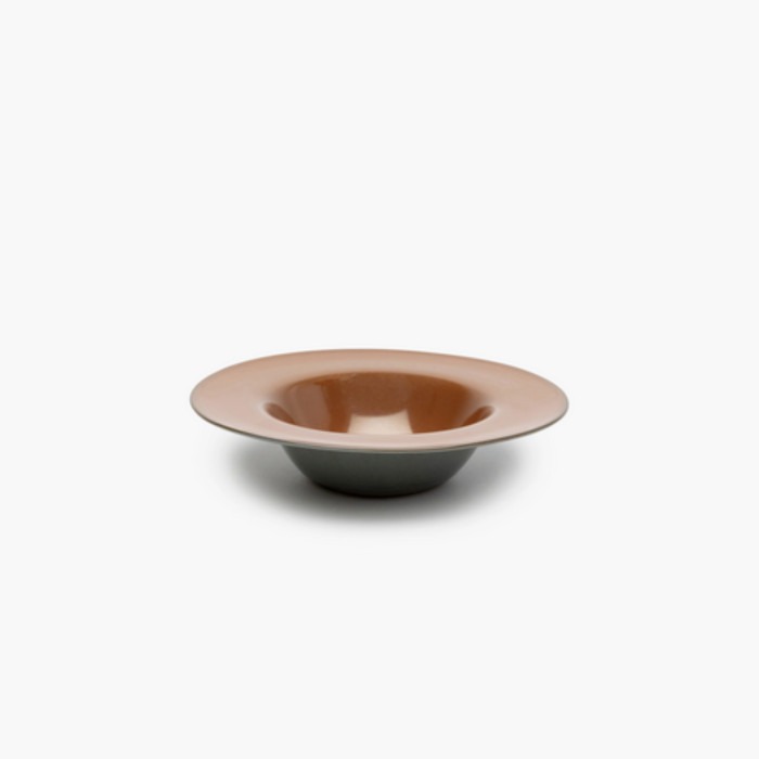 SERAX - Terres de Reves - Diep bord m. rand 21cm Rust/Smoky Blue