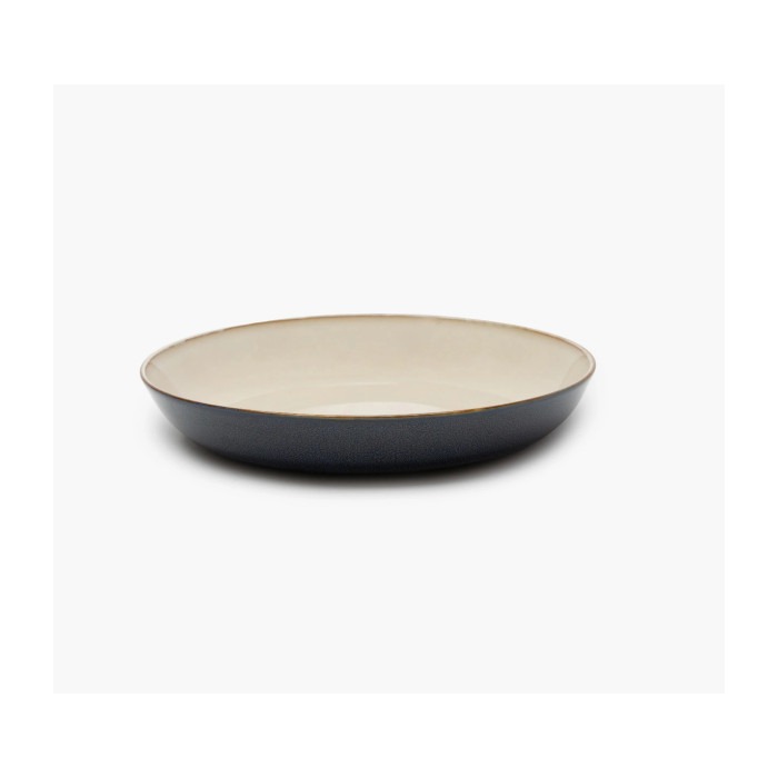 SERAX - Terres de Reves - Pastabord 23,5cm Misty Grey/Dark Blue