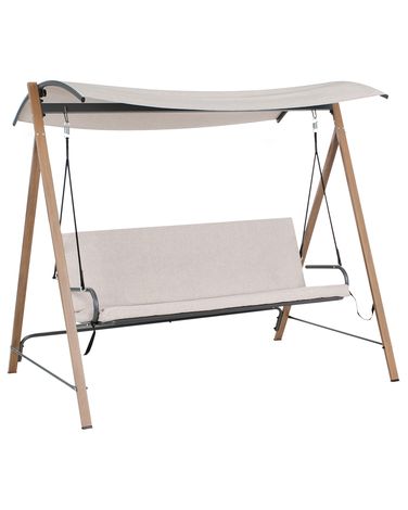 Balancelle de jardin BONAGIA Métal Beige