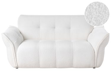 Sofa 2 Seater HALBA Boucle White