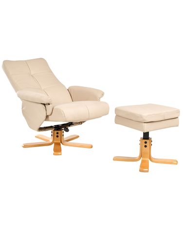 Fauteuil inclinable EPSE Cuir PU Beige