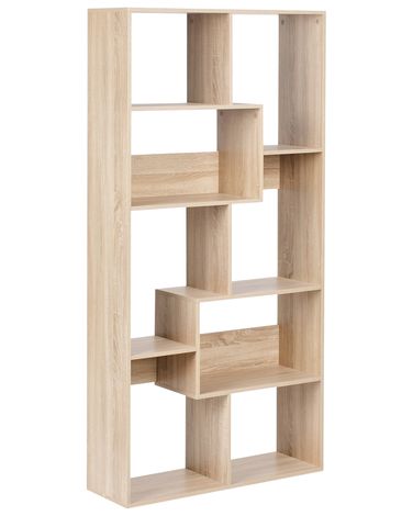 6 Tier Bookcase CHATEH 180 cm Light Brown