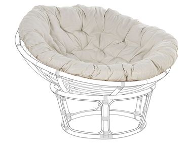 Coussin pour chaise de jardin SALVO/ ORVIETO 127 x 127 cm Beige clair