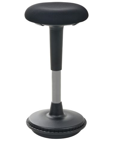 Wobble Stool ESTELL Fabric Black