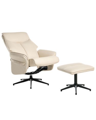 Fauteuil inclinable ERATO Tissu Beige clair