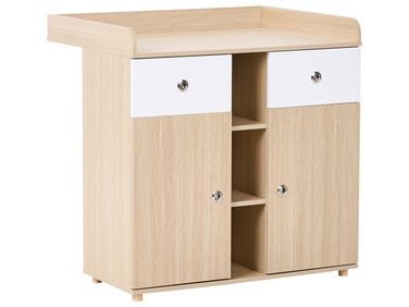 Changing Table Dresser DELISLE Light Brown