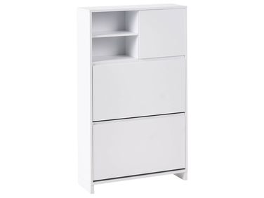 Shoe Storage Cabinet COBAR White