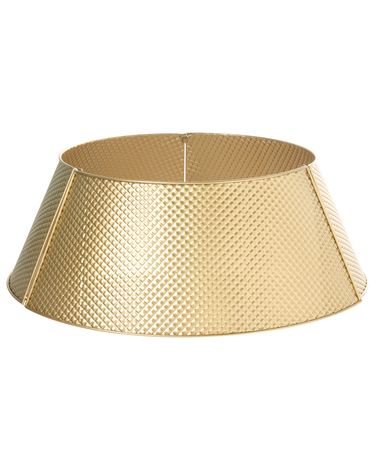 Jupe de sapin de Noël LAPUA Métal Doré 64 cm