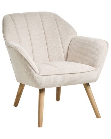 Armchair TORUD Fabric Light Beige