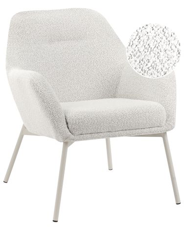 Fauteuil JABRO Tissu Blanc cassé
