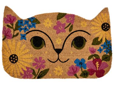 Doormat CALIRAYA Multicolour 60 x 90 cm Cat Coir