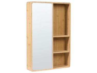 Armoire de toilette murale GUATAVITA 41 cm 61 cm Marron clair