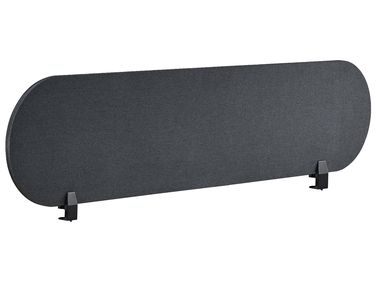 Desk Screen SPARKY 160 x 40 cm Dark Grey
