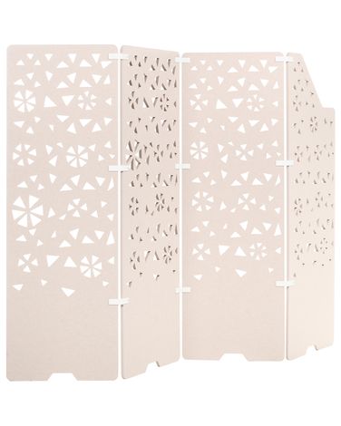 Office Divider STARRY 240 x 180 cm Light Beige