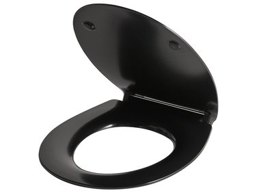 Abattant WC PUTUMAYO Mince Fermeture douce Duroplast Noir