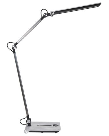 LED bureaulamp AQUILA met dimmer Zilver