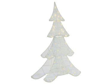 Décoration extérieure LED EDASJON Arbre de Noël 95 cm Blanc