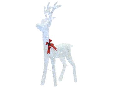 Décoration extérieure LED MALAREN Renne 140 cm Blanc