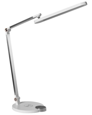 LED bureaulamp CAROY met draadloze oplader Wit