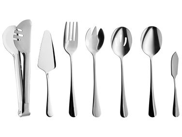 Lot de 7 ustensiles de cuisine ZITI Argenté