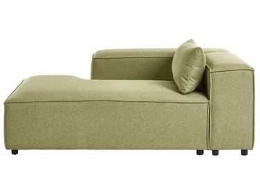 Chaise longue côté droit BRANDE Tissu Vert clair