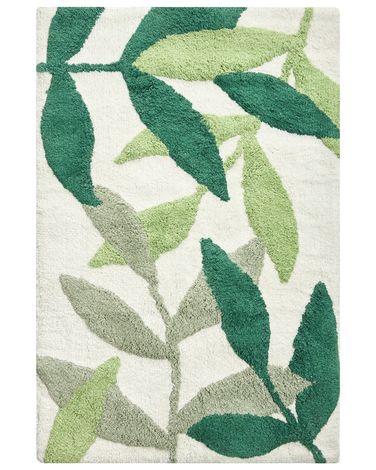 Bath Mat ASAN Green 60 x 90 cm Cotton