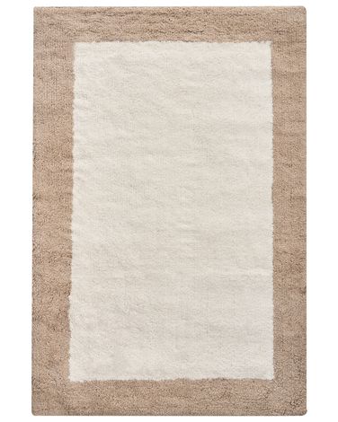 Badmat KABRI Bruin/beige 60 x 90 cm Katoen