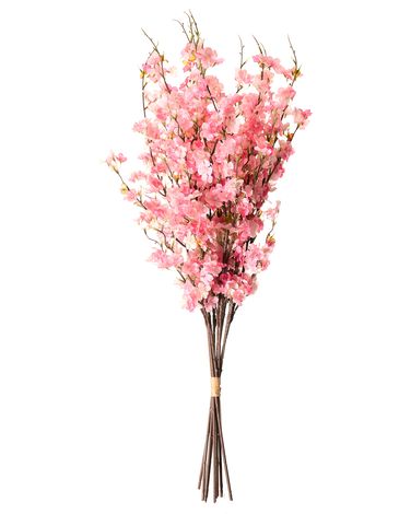 Bouquet de fleurs artificielles NEBRA 95 cm Rose