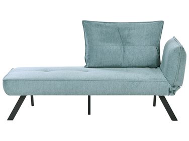 Chaise longue côté droit ROCAMADOUR Tissu Bleu clair