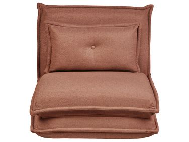 Fauteuil convertible DELLEN Tissu Marron