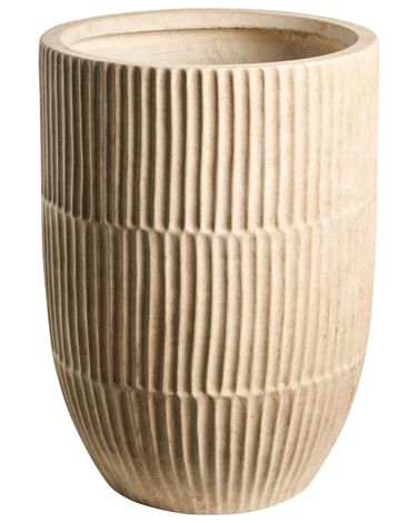 Cache-pot POROS 36 cm Beige clair