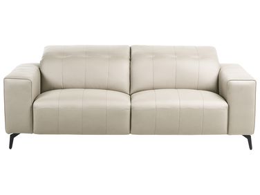 Sofa 3 Seater OMMEL Fabric Light Beige