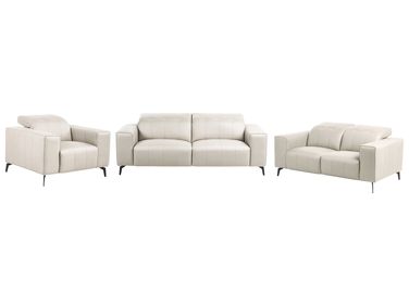 Bankenset 6-zits OMMEL Stof Lichtbeige