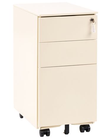 Storage Unit BOLSENA Metal Light Beige