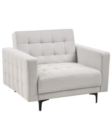 Armchair ABERDEEN Fabric Light Grey
