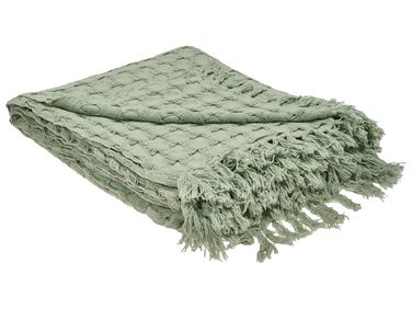 Couvre-lits BERE Coton 220 x 240 cm Vert