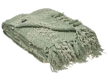 Blanket VELLA 200 x 220 cm Green